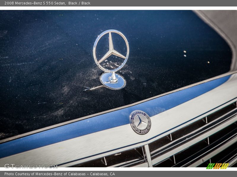 Black / Black 2008 Mercedes-Benz S 550 Sedan