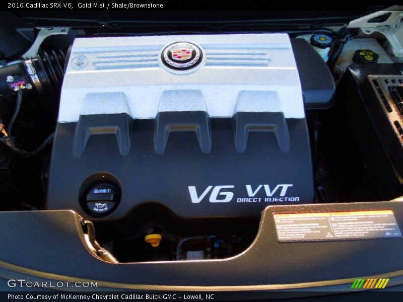 Gold Mist / Shale/Brownstone 2010 Cadillac SRX V6
