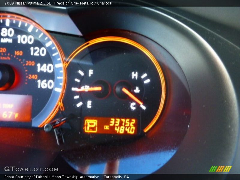 Precision Gray Metallic / Charcoal 2009 Nissan Altima 2.5 SL