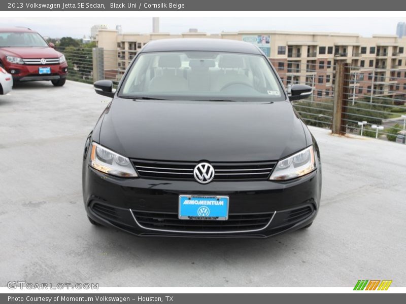 Black Uni / Cornsilk Beige 2013 Volkswagen Jetta SE Sedan