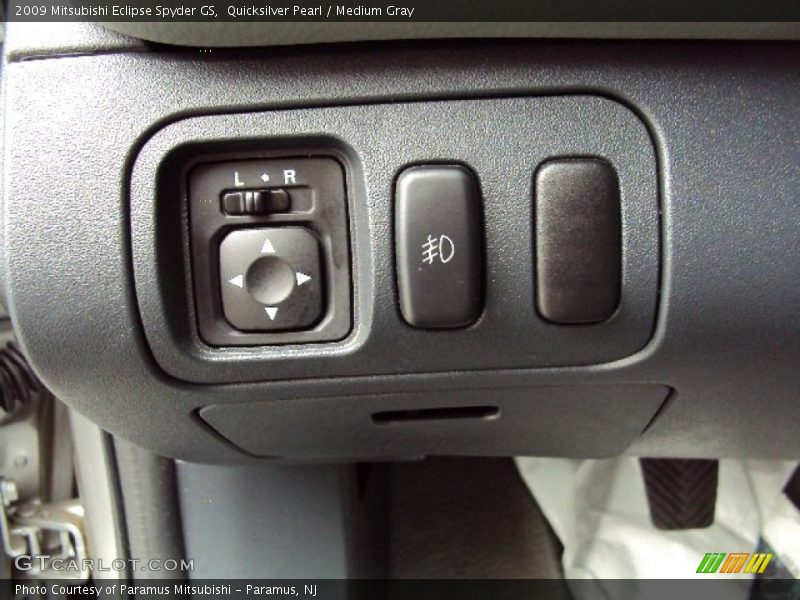 Quicksilver Pearl / Medium Gray 2009 Mitsubishi Eclipse Spyder GS