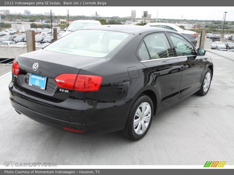Black Uni / Cornsilk Beige 2013 Volkswagen Jetta SE Sedan