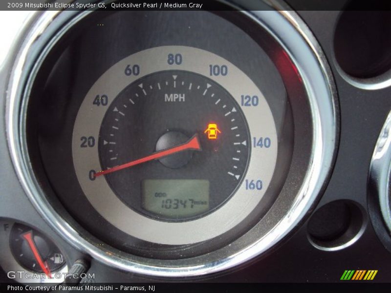 Quicksilver Pearl / Medium Gray 2009 Mitsubishi Eclipse Spyder GS