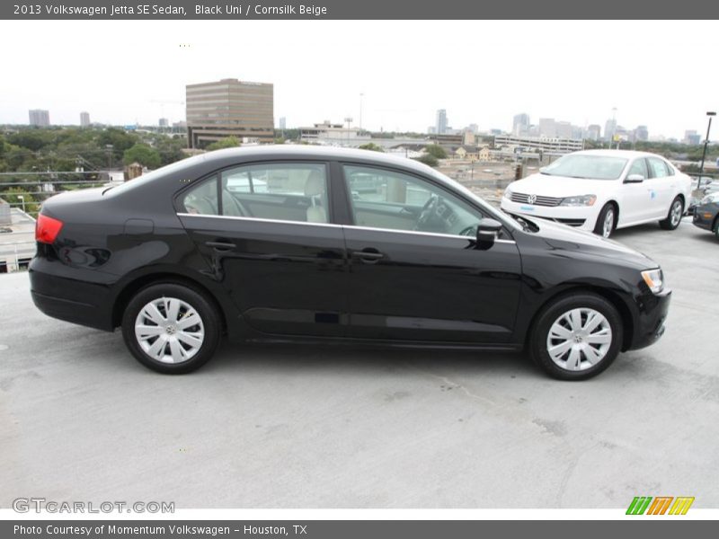 Black Uni / Cornsilk Beige 2013 Volkswagen Jetta SE Sedan