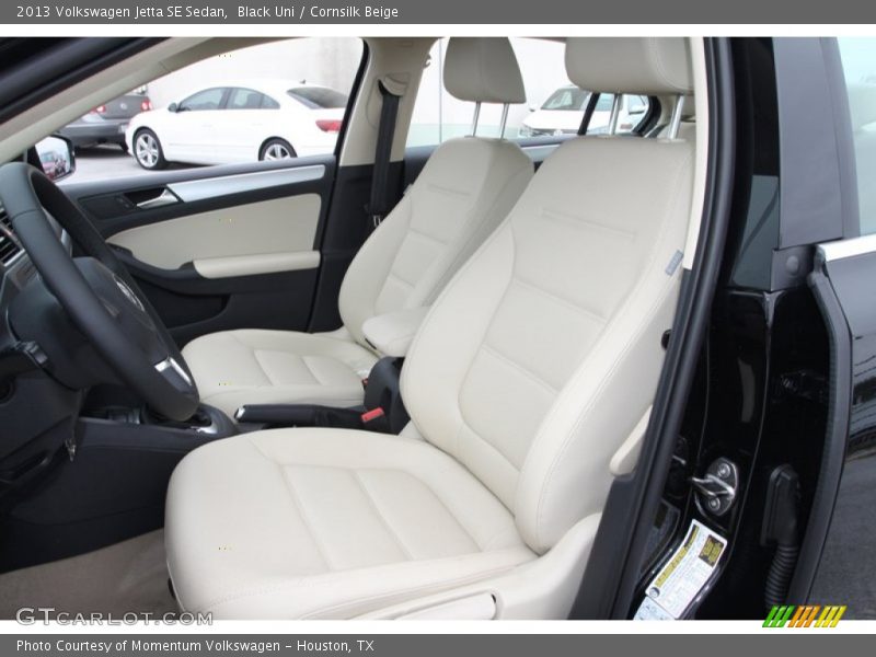 Black Uni / Cornsilk Beige 2013 Volkswagen Jetta SE Sedan