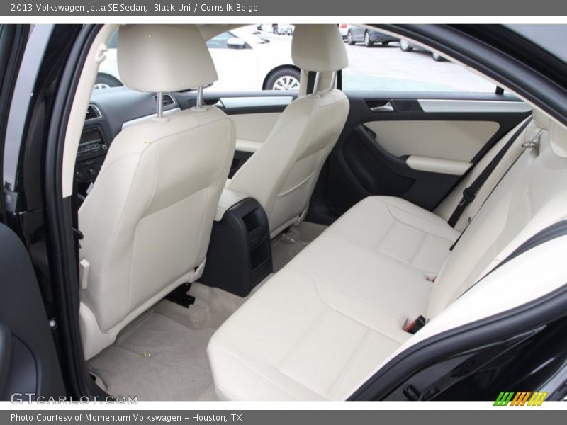 Black Uni / Cornsilk Beige 2013 Volkswagen Jetta SE Sedan