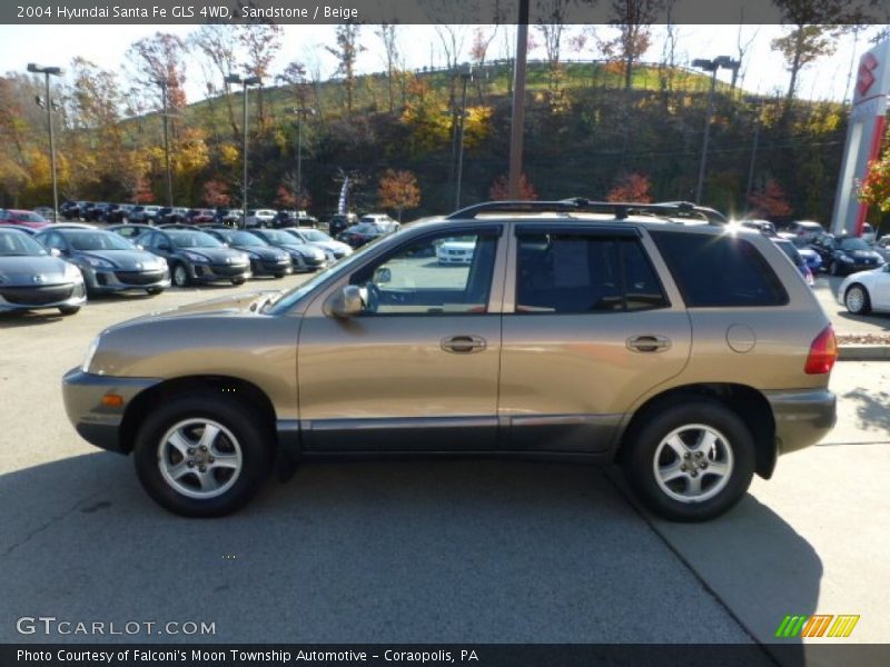 Sandstone / Beige 2004 Hyundai Santa Fe GLS 4WD