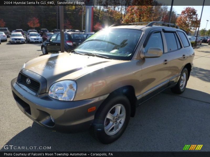 Sandstone / Beige 2004 Hyundai Santa Fe GLS 4WD