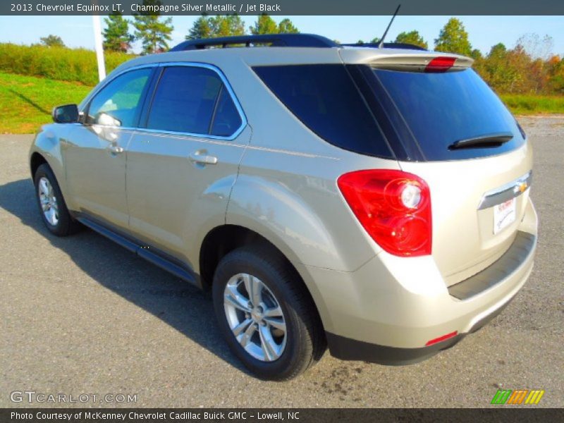 Champagne Silver Metallic / Jet Black 2013 Chevrolet Equinox LT