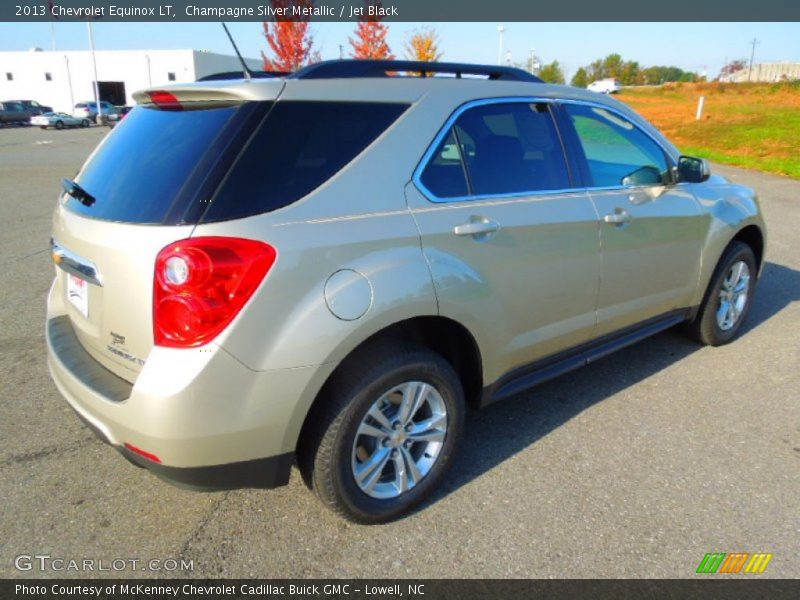 Champagne Silver Metallic / Jet Black 2013 Chevrolet Equinox LT