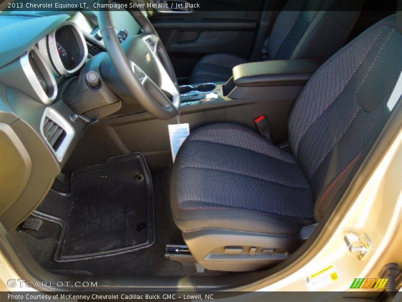 Champagne Silver Metallic / Jet Black 2013 Chevrolet Equinox LT