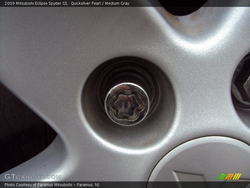 Quicksilver Pearl / Medium Gray 2009 Mitsubishi Eclipse Spyder GS