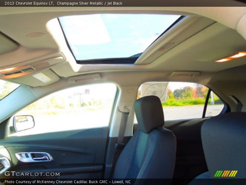 Champagne Silver Metallic / Jet Black 2013 Chevrolet Equinox LT