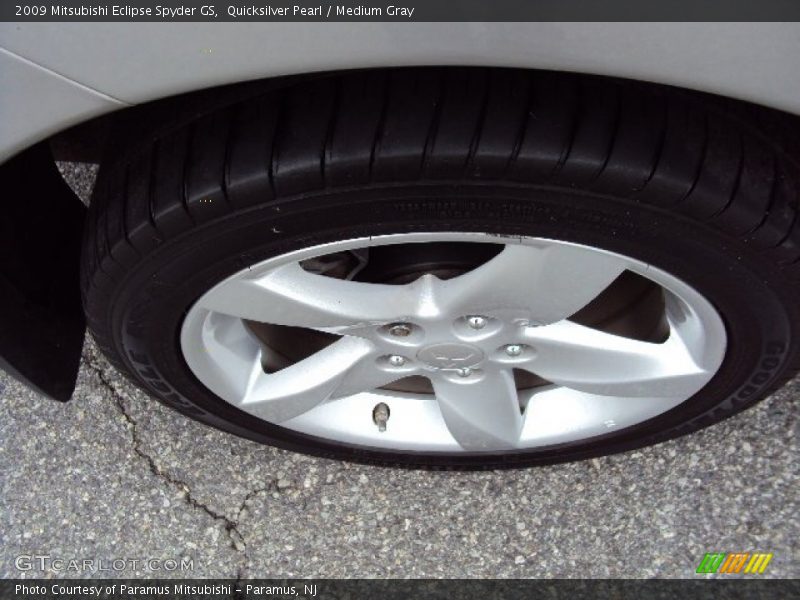 Quicksilver Pearl / Medium Gray 2009 Mitsubishi Eclipse Spyder GS