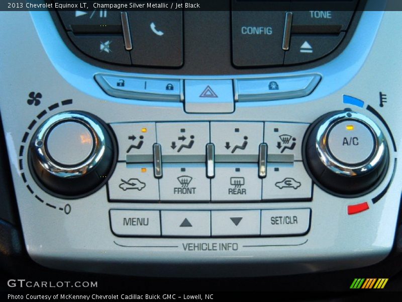 Controls of 2013 Equinox LT