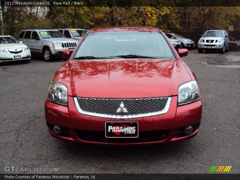 Rave Red / Black 2012 Mitsubishi Galant SE