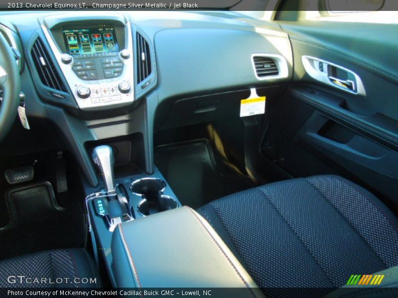 Champagne Silver Metallic / Jet Black 2013 Chevrolet Equinox LT