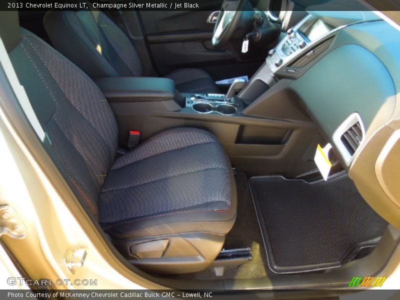 Champagne Silver Metallic / Jet Black 2013 Chevrolet Equinox LT