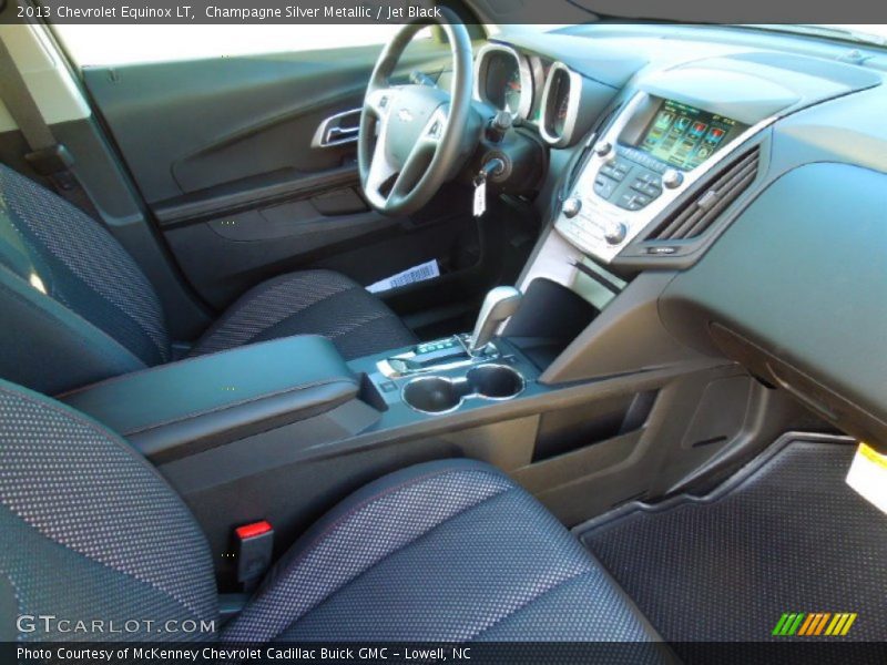 Champagne Silver Metallic / Jet Black 2013 Chevrolet Equinox LT