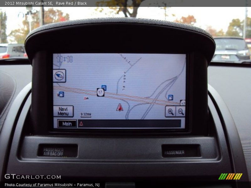 Navigation of 2012 Galant SE