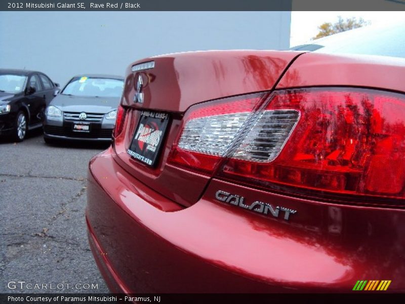 Rave Red / Black 2012 Mitsubishi Galant SE