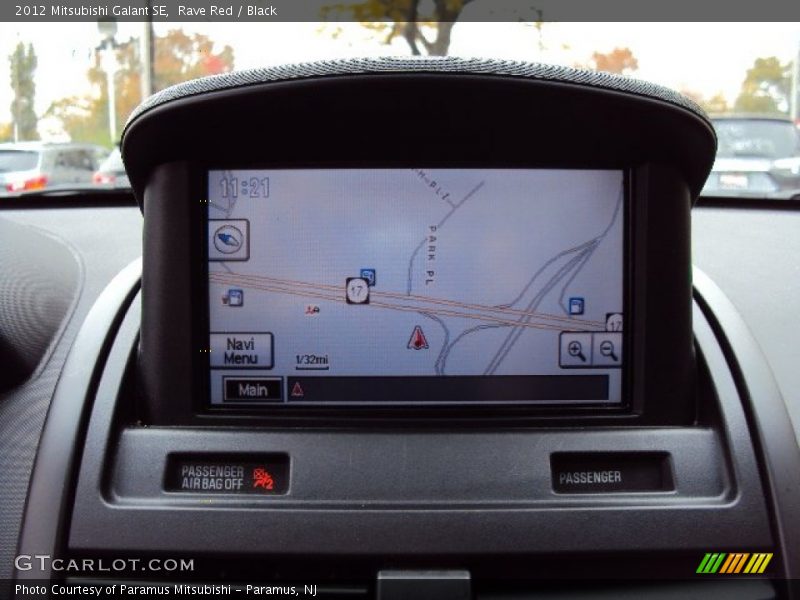 Navigation of 2012 Galant SE