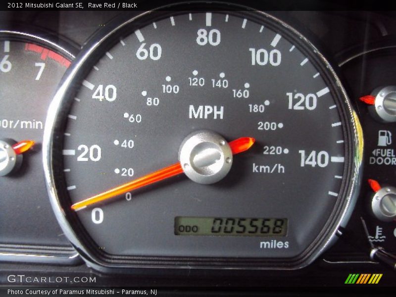 Rave Red / Black 2012 Mitsubishi Galant SE