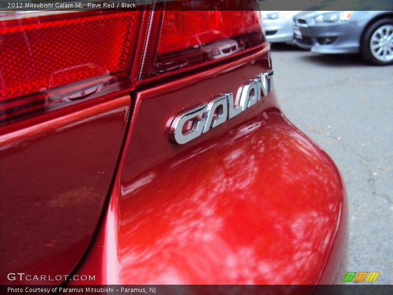 Rave Red / Black 2012 Mitsubishi Galant SE