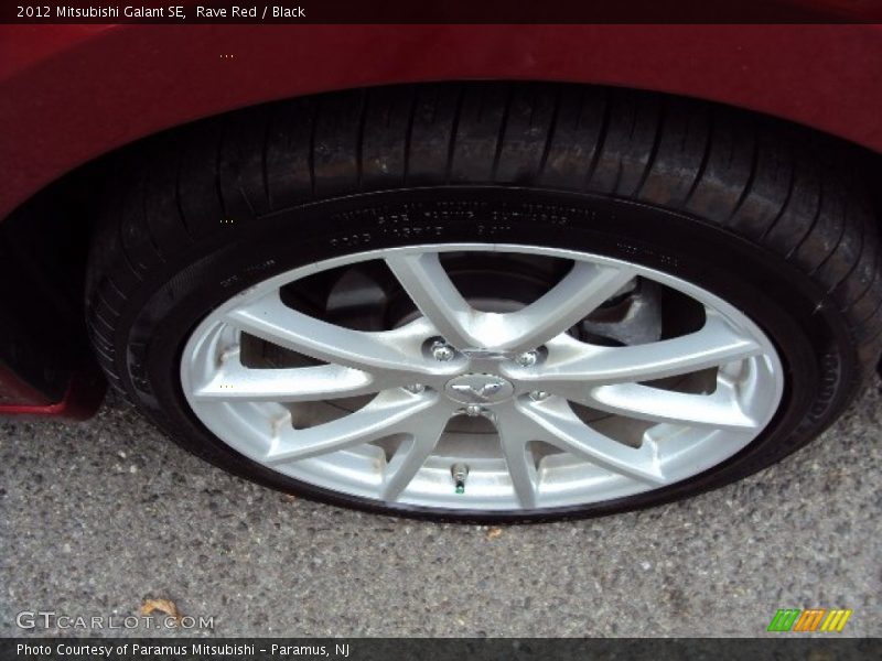 Rave Red / Black 2012 Mitsubishi Galant SE