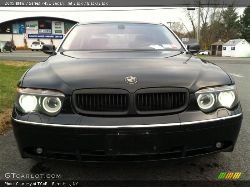 Jet Black / Black/Black 2005 BMW 7 Series 745Li Sedan