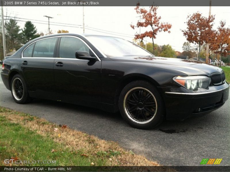 Jet Black / Black/Black 2005 BMW 7 Series 745Li Sedan