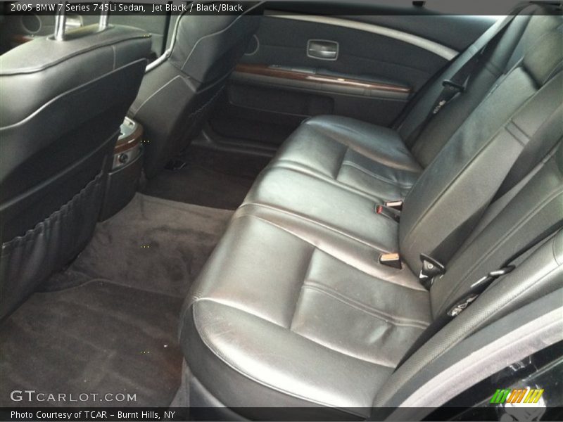 Jet Black / Black/Black 2005 BMW 7 Series 745Li Sedan