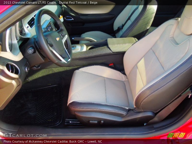 Crystal Red Tintcoat / Beige 2013 Chevrolet Camaro LT/RS Coupe