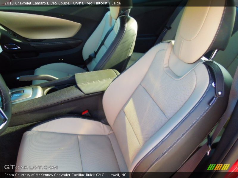 Crystal Red Tintcoat / Beige 2013 Chevrolet Camaro LT/RS Coupe