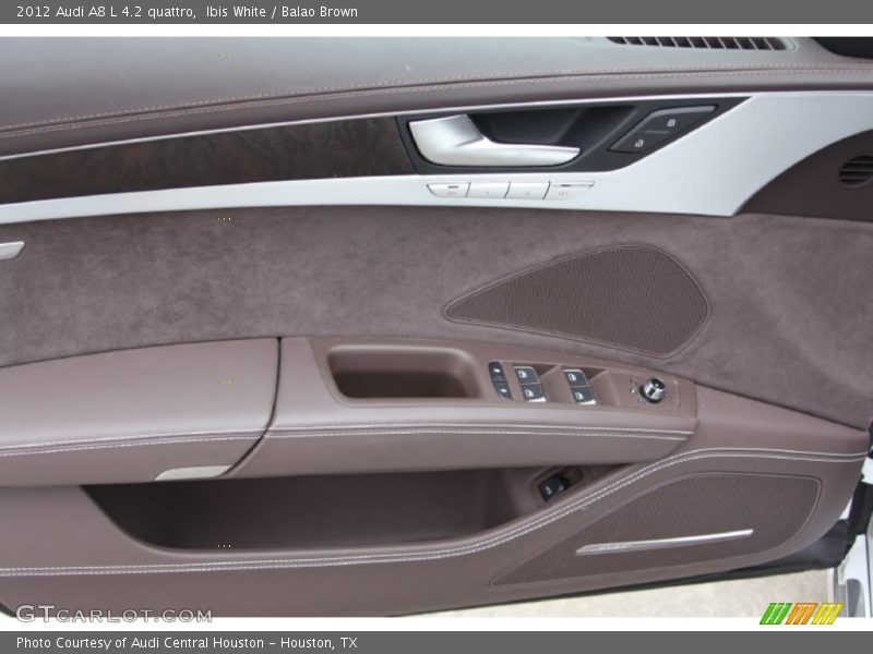 Ibis White / Balao Brown 2012 Audi A8 L 4.2 quattro