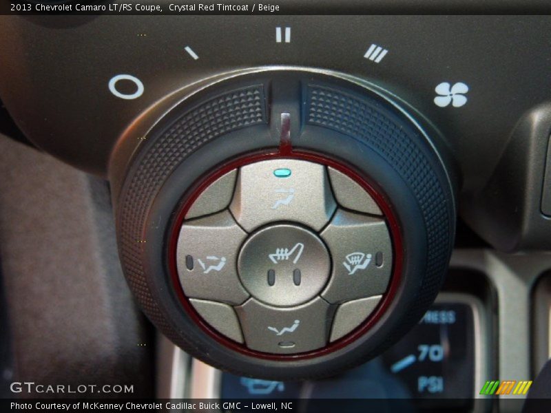 Crystal Red Tintcoat / Beige 2013 Chevrolet Camaro LT/RS Coupe