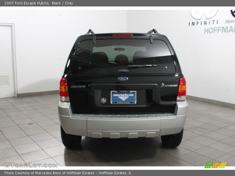Black / Gray 2007 Ford Escape Hybrid