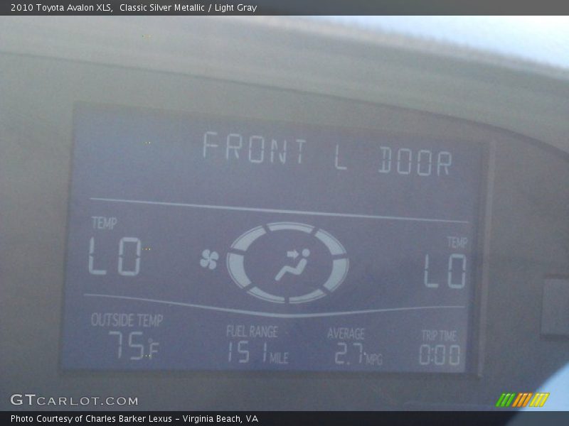 Classic Silver Metallic / Light Gray 2010 Toyota Avalon XLS