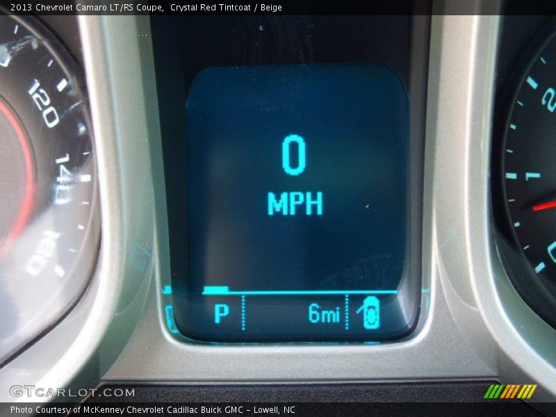 Crystal Red Tintcoat / Beige 2013 Chevrolet Camaro LT/RS Coupe