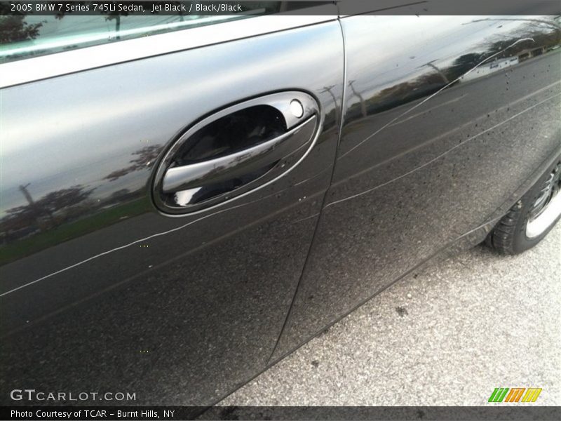Jet Black / Black/Black 2005 BMW 7 Series 745Li Sedan