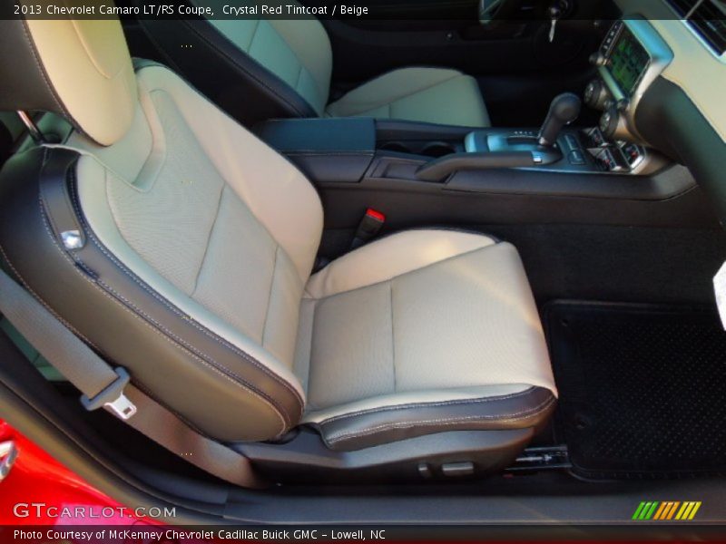 Crystal Red Tintcoat / Beige 2013 Chevrolet Camaro LT/RS Coupe