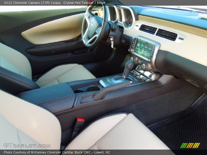Crystal Red Tintcoat / Beige 2013 Chevrolet Camaro LT/RS Coupe