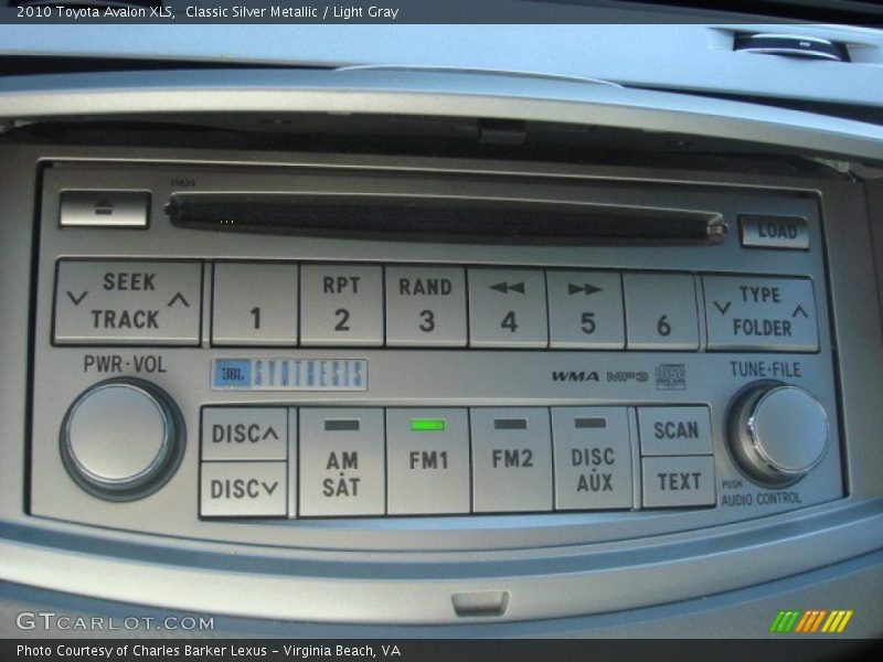 Classic Silver Metallic / Light Gray 2010 Toyota Avalon XLS