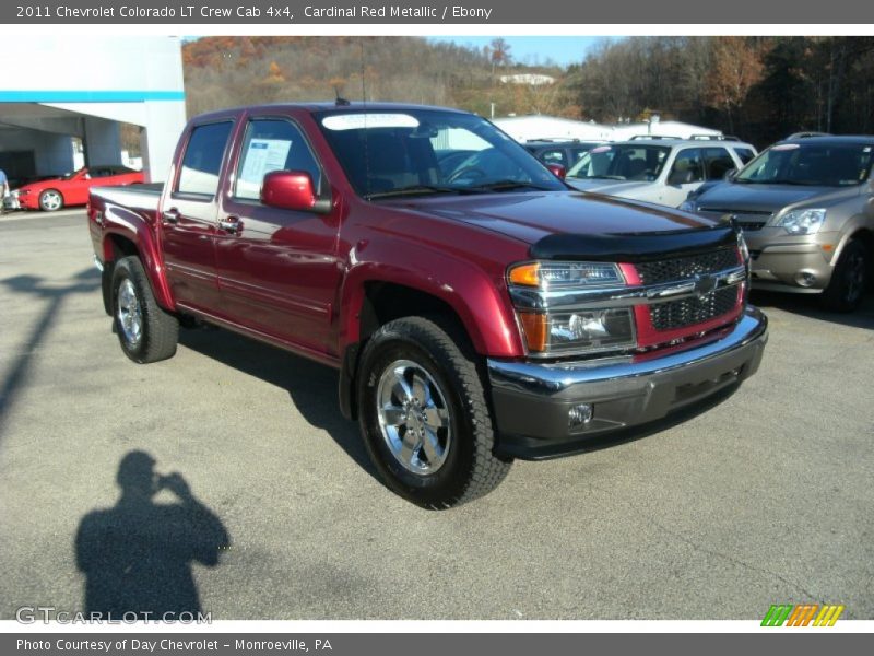 Cardinal Red Metallic / Ebony 2011 Chevrolet Colorado LT Crew Cab 4x4