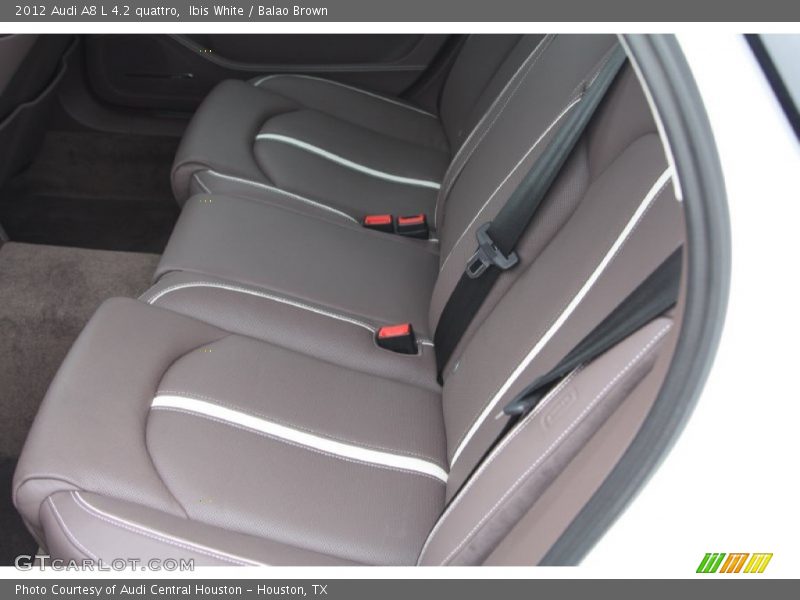 Rear Seat of 2012 A8 L 4.2 quattro