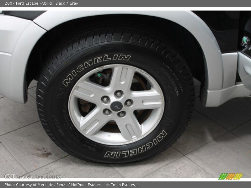 Black / Gray 2007 Ford Escape Hybrid