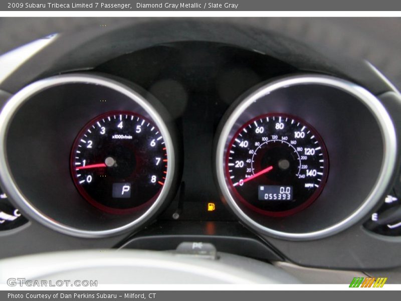 Diamond Gray Metallic / Slate Gray 2009 Subaru Tribeca Limited 7 Passenger