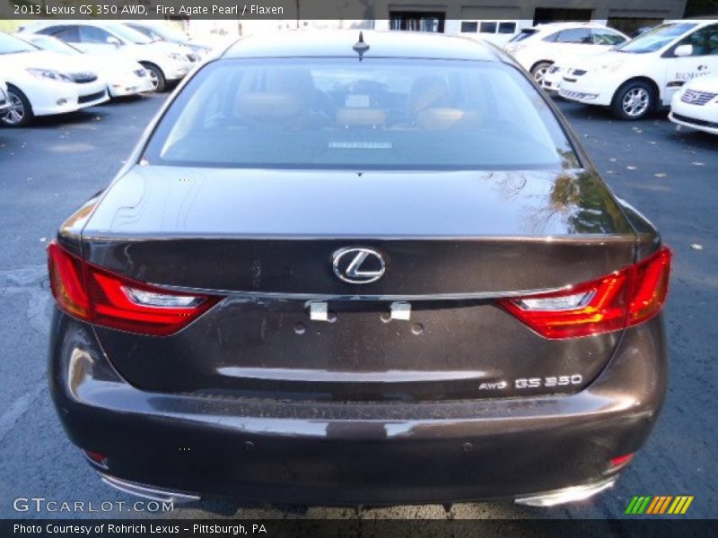 Fire Agate Pearl / Flaxen 2013 Lexus GS 350 AWD