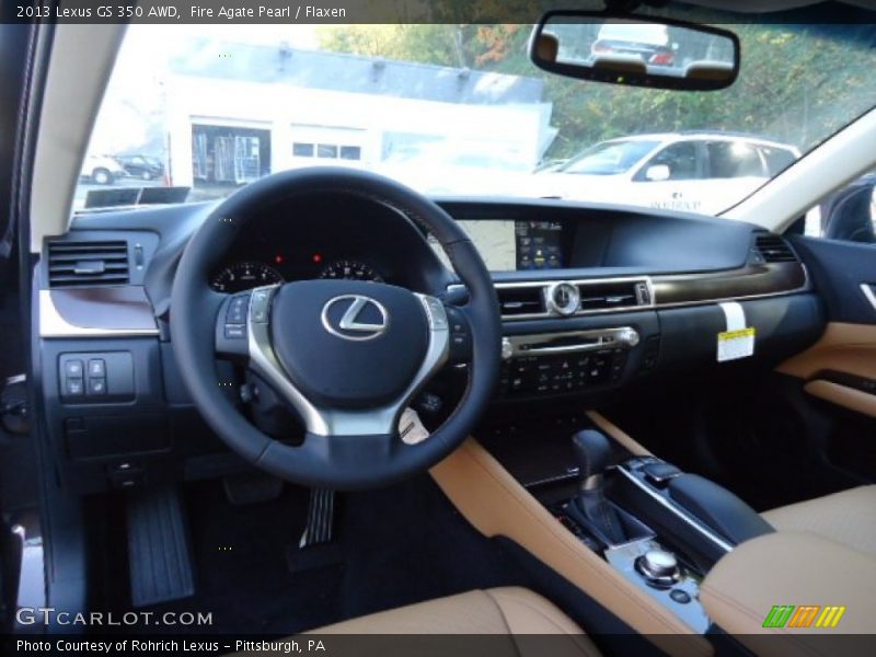 Fire Agate Pearl / Flaxen 2013 Lexus GS 350 AWD