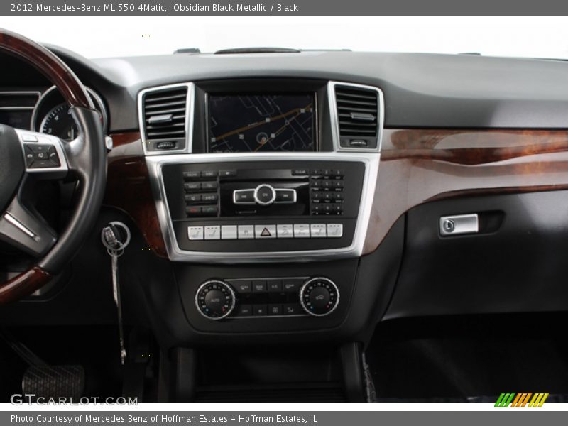 Obsidian Black Metallic / Black 2012 Mercedes-Benz ML 550 4Matic